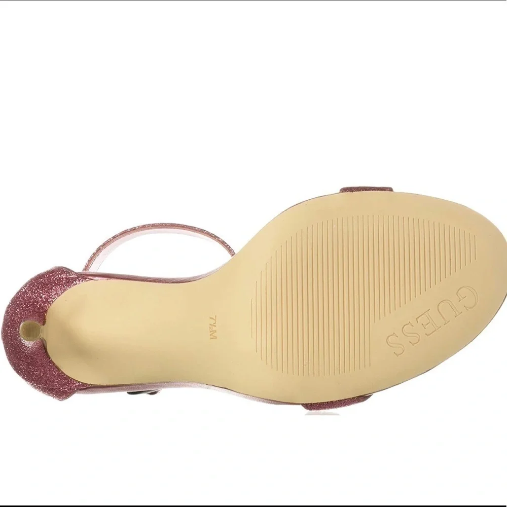 𝅺BNIB Pink Guess Strappy Sandal in various sizes - Picture 7 of 7